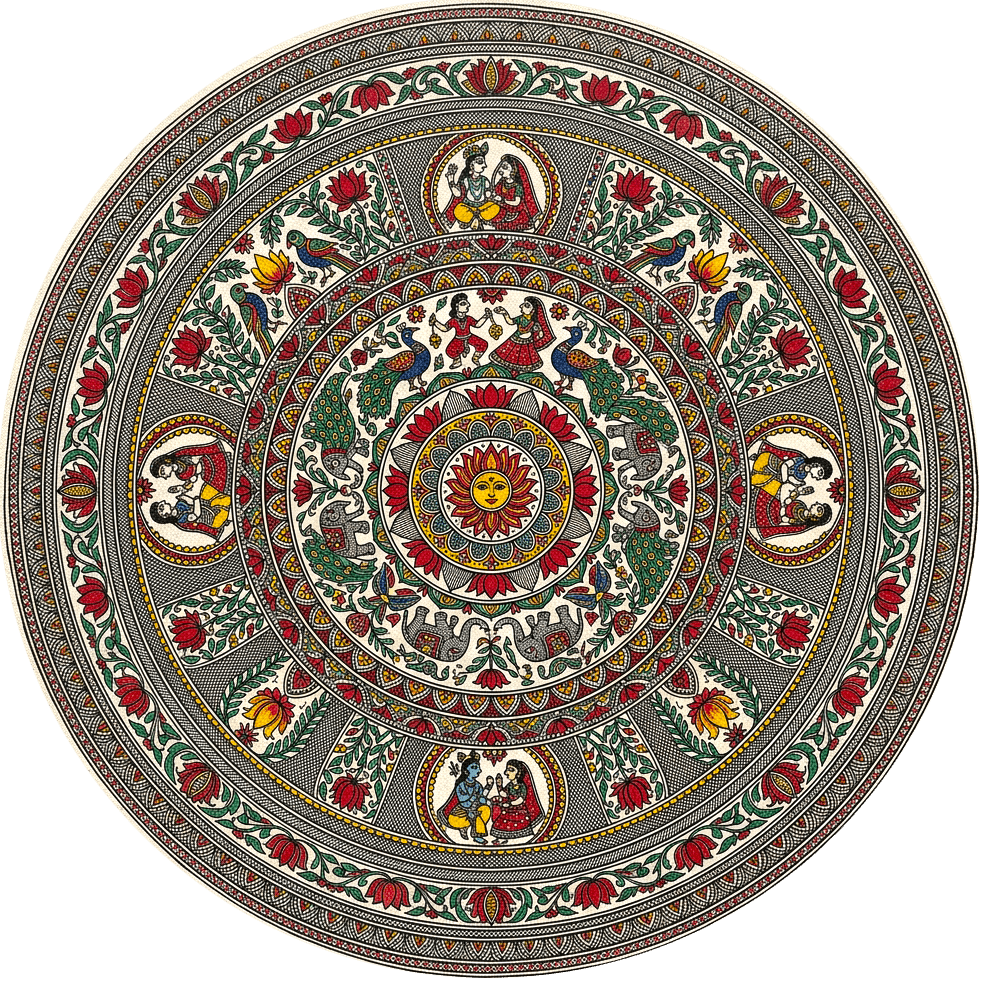 Heritage Madhubani Mandala